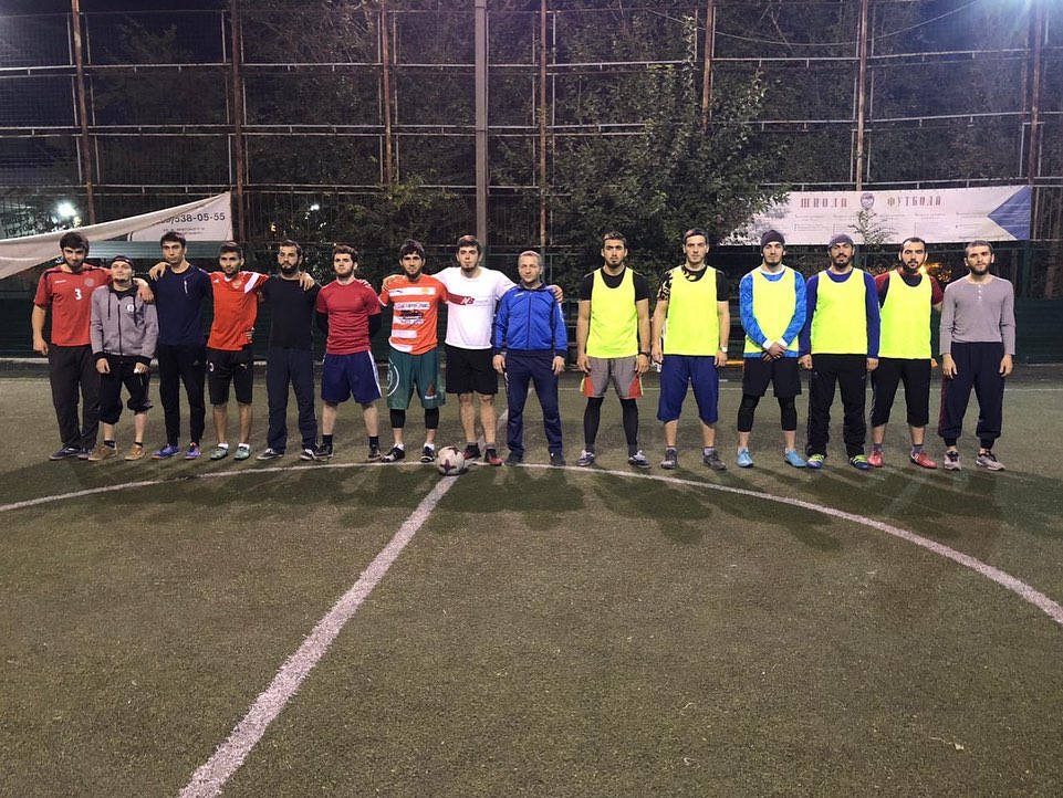 16 октября прошел товарищеский матч по мини-футболу.