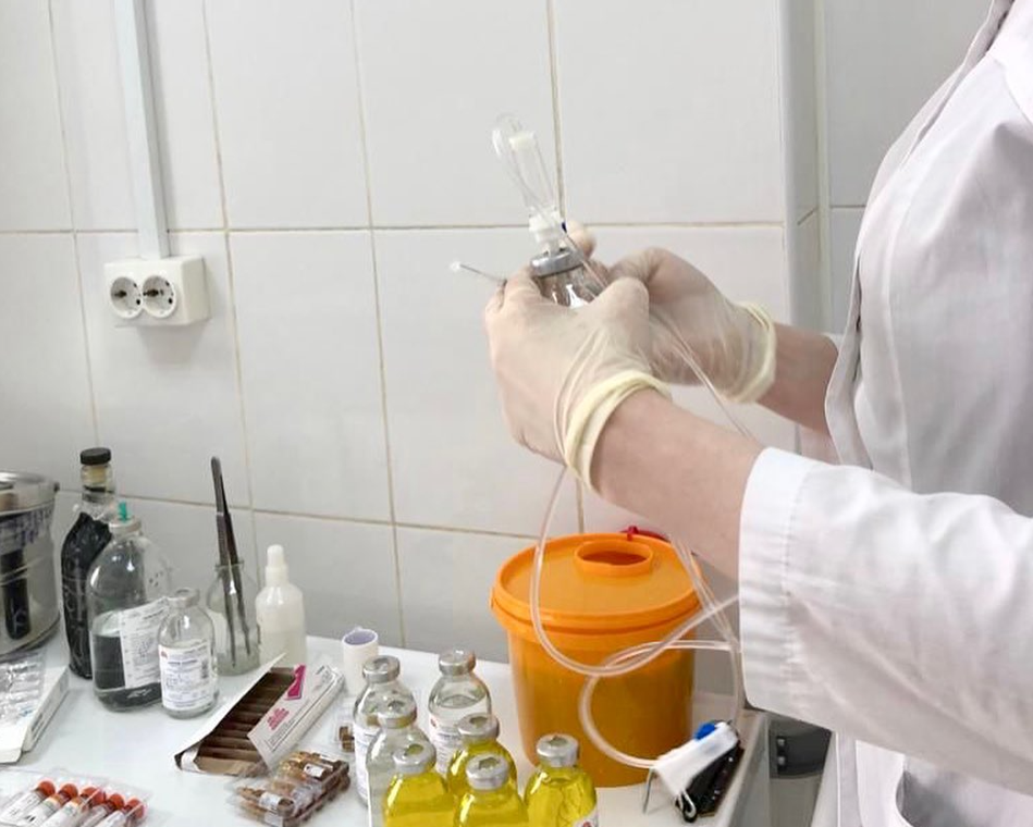 на практике в Республиканской клинической больнице №2