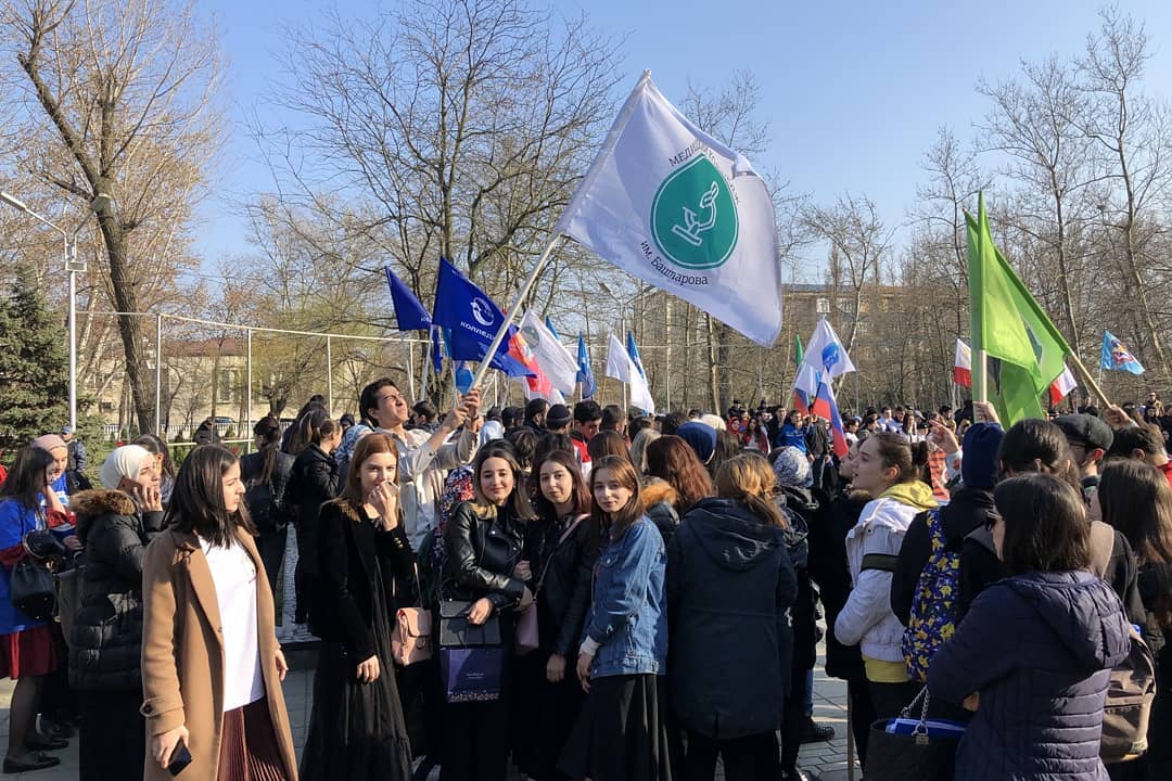 Акция памяти моряка-подводника Магомета Гаджиева