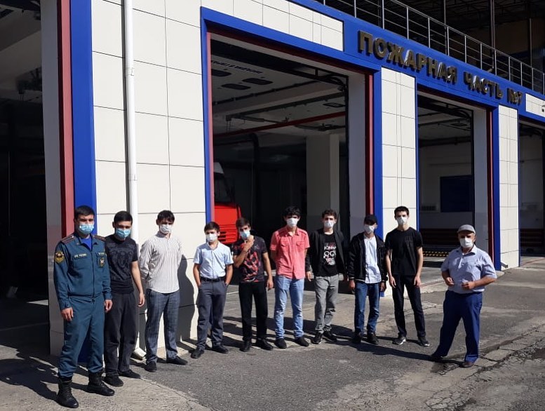 Экскурсия в Пожарную часть №7 города Махачкалы.