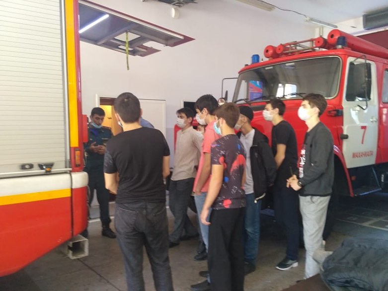 Экскурсия в Пожарную часть №7 города Махачкалы.