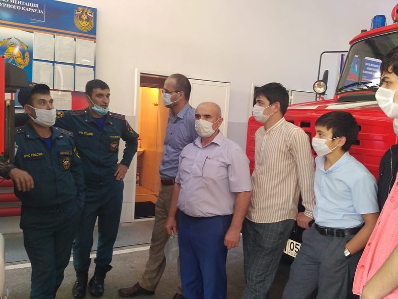 Экскурсия в Пожарную часть №7 города Махачкалы.