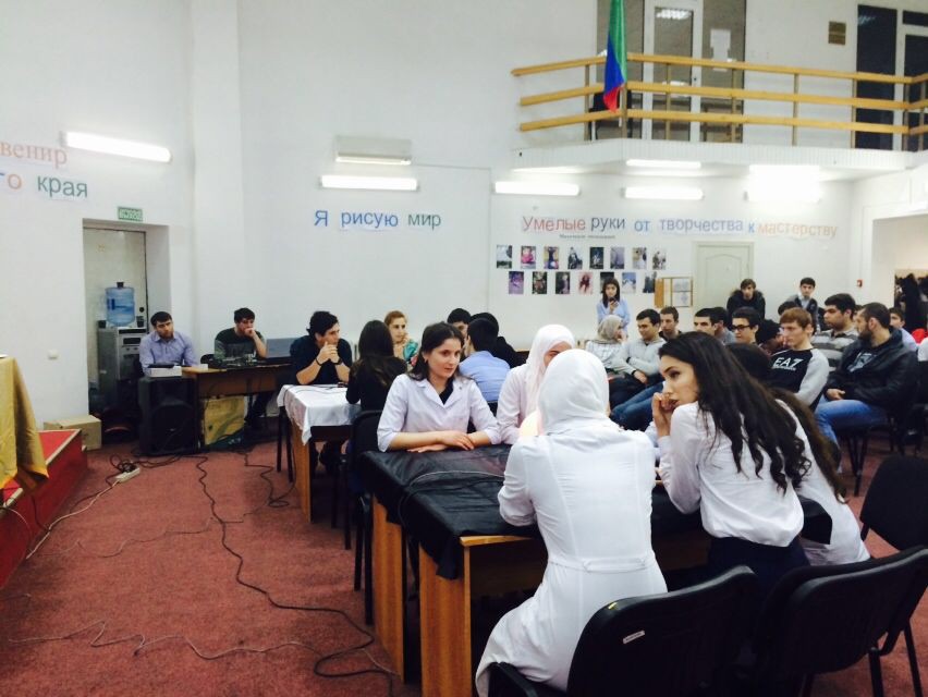 Студентки медицинского колледжа имени Башларова приняли участие в первом туре чемпионата города по интеллектуальным играм среди сузов Студентки медицинского колледжа имени Башларова приняли участие в первом туре чемпионата города по интеллектуальным играм среди сузов