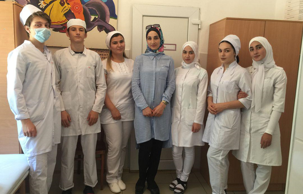 Студенты на производственной практике