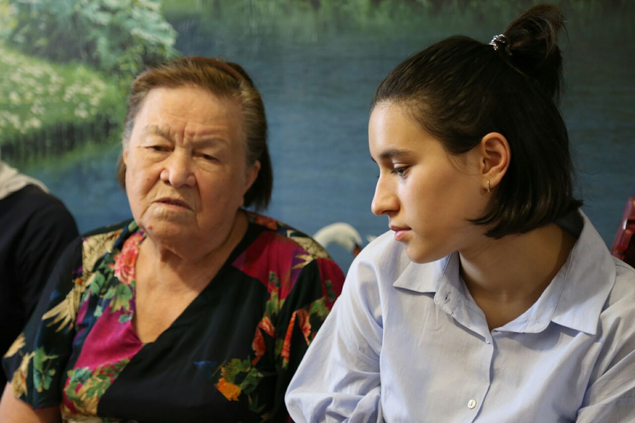 Башларовцы вновь в гостях у Авериной В. Г.