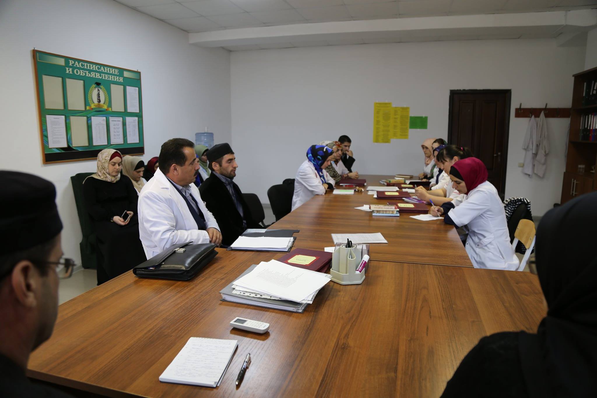 Собрание преподавателей с директором