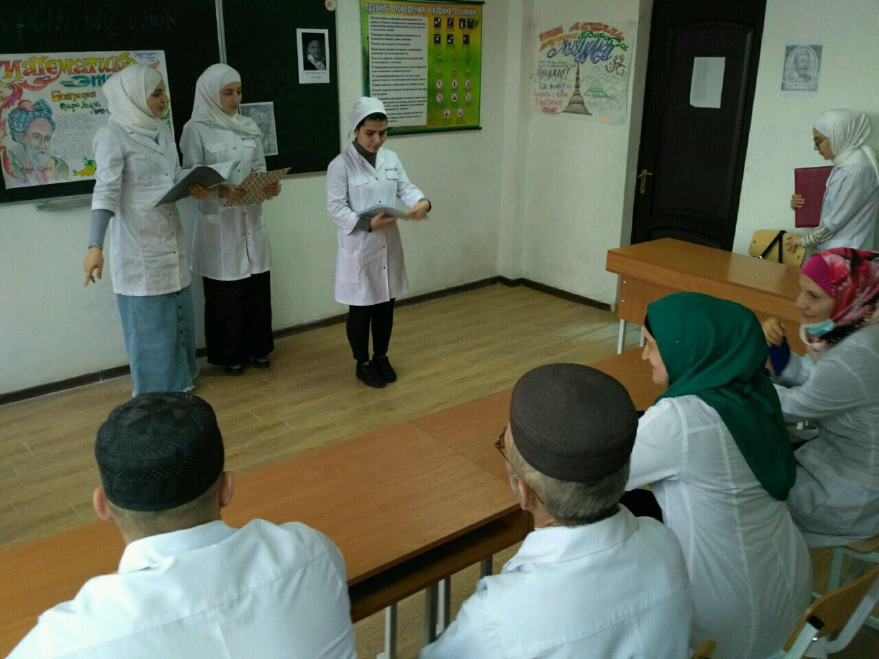 На первом курсе прошел открытый урок математики