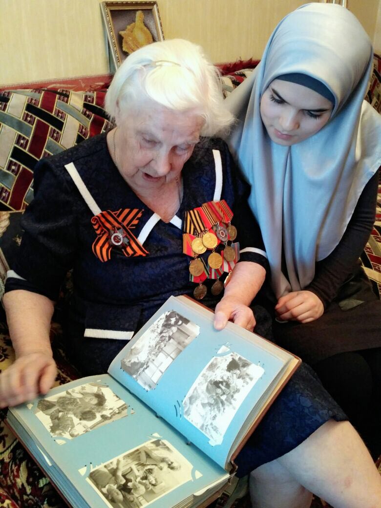 В гостях у ветерана Казаковой К. А.