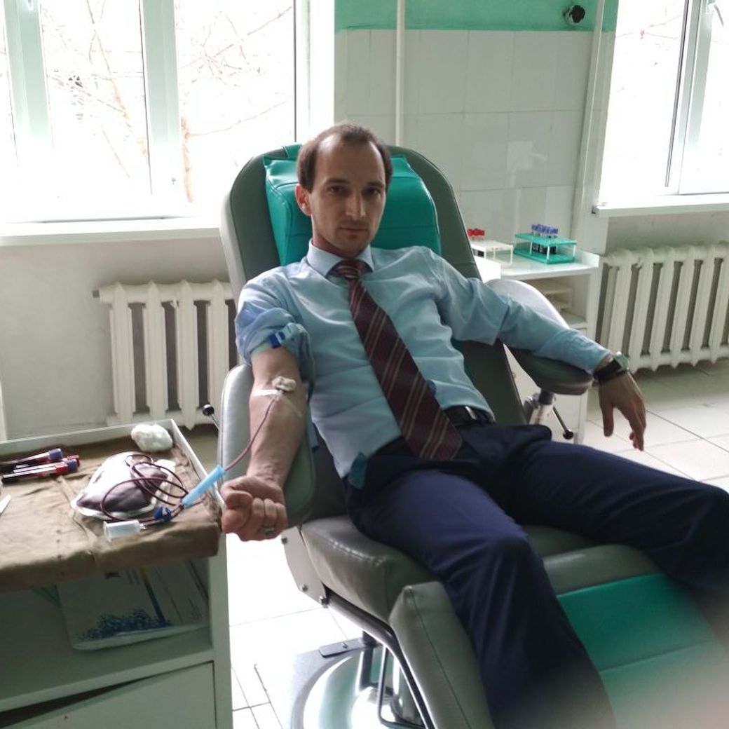 Aкция посвящённая дню донора в России