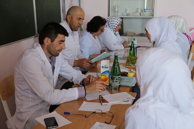 Сегодня состоялась защита преддипломной практики у студентов 4 курса Сестринского дела