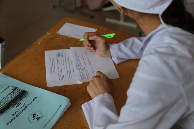 Сегодня состоялась защита преддипломной практики у студентов 4 курса Сестринского дела