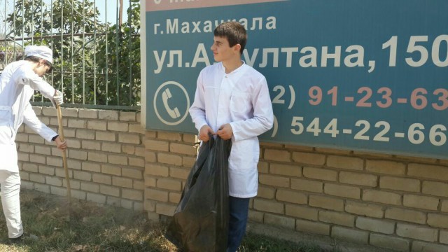 Башларовцы приняли участие в городском субботнике