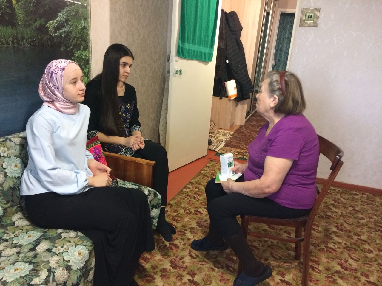 Визит к ветерану ВОВ.