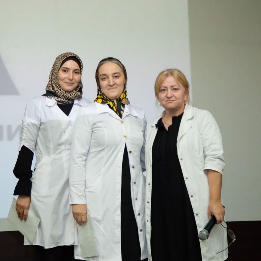 Награждение участницы и наставников