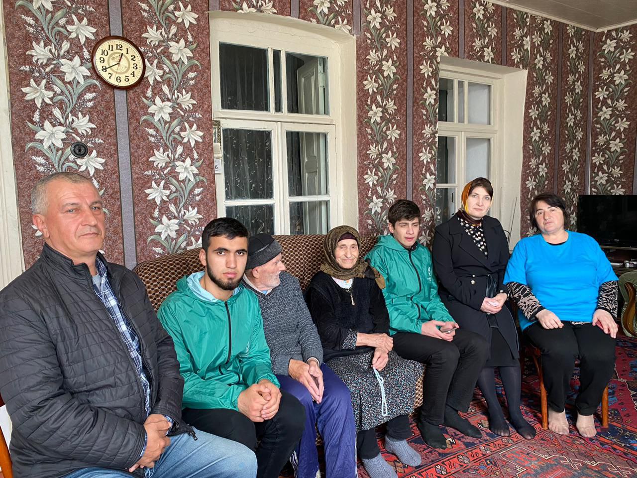 Навестили труженика   тыла  ВОВ