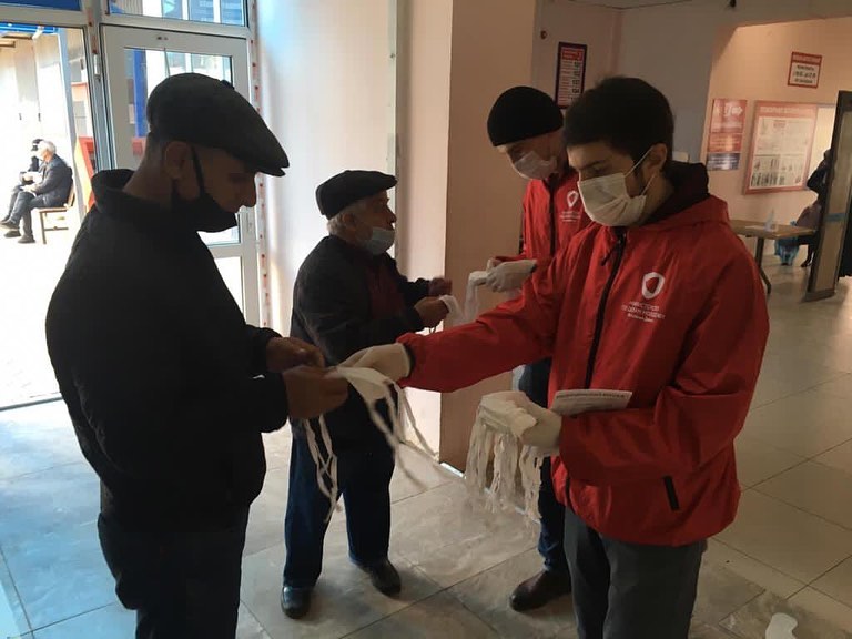 Общественный патруль по соблюдению масочного режима.