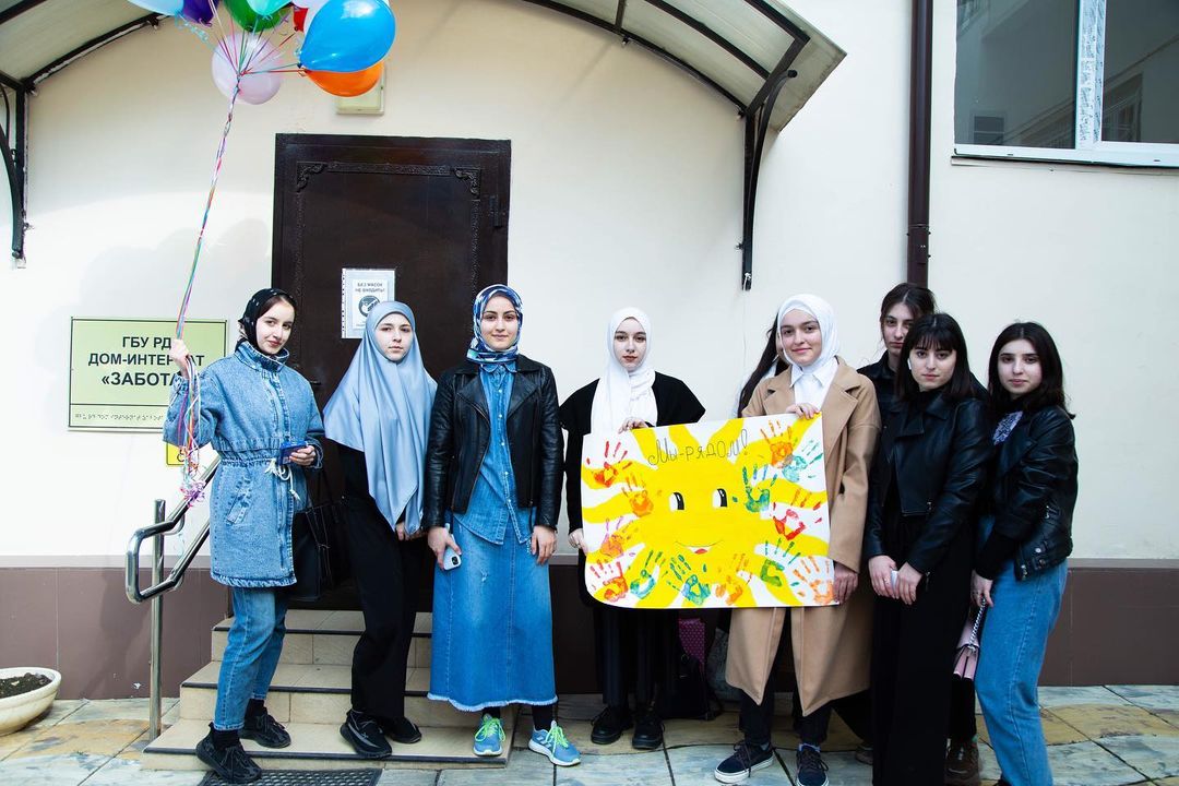 Посетили в дом-интернат для умственно отсталых детей «Забота»