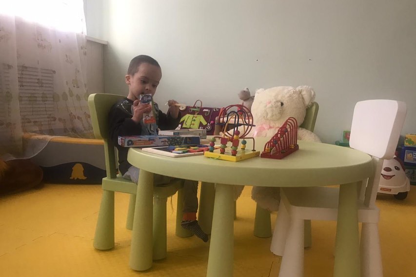 Посетили в дом-интернат для умственно отсталых детей «Забота»