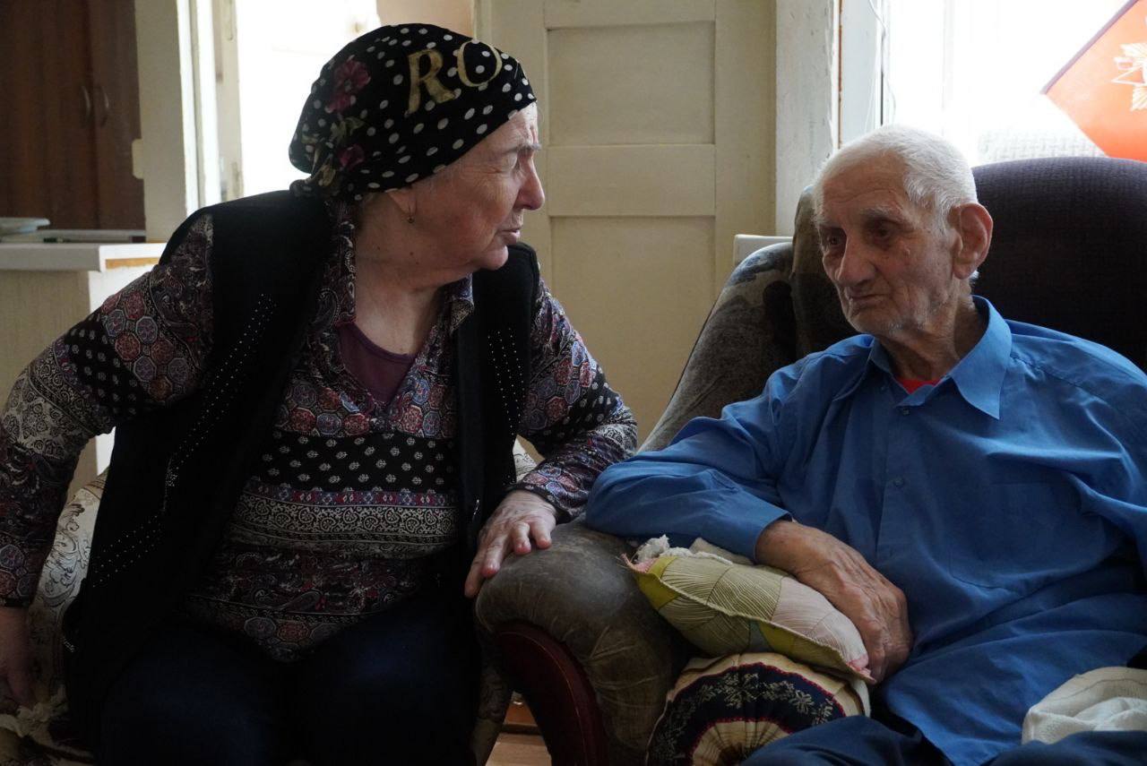 Сегодня команда проекта посетила ветерана ВОВ Тагира Насрулаевича.