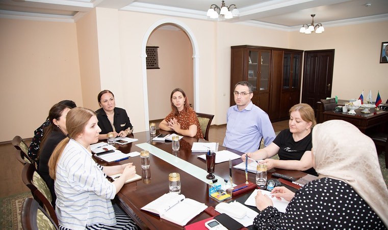 Совещание с участием заведующих филиалов