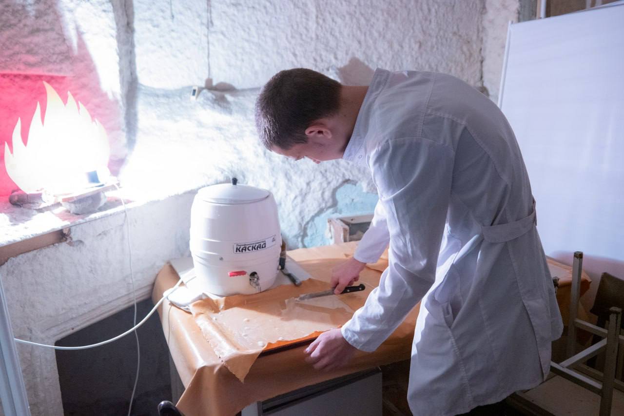 Студенты на производственной практике