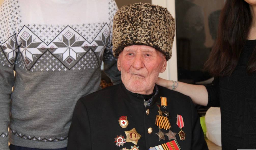 В гостях у ветерана ВОВ Ибрагима-паша Султановича