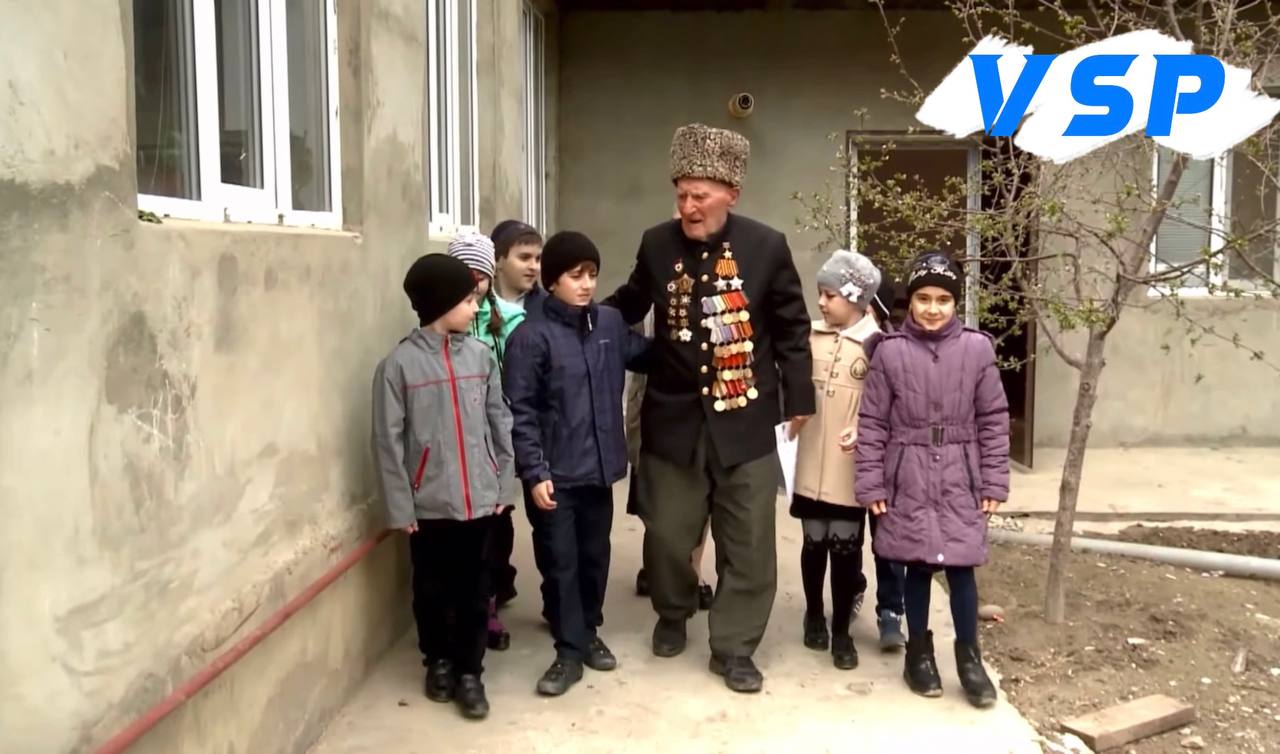 В гостях у ветерана ВОВ Ибрагима-паша Султановича