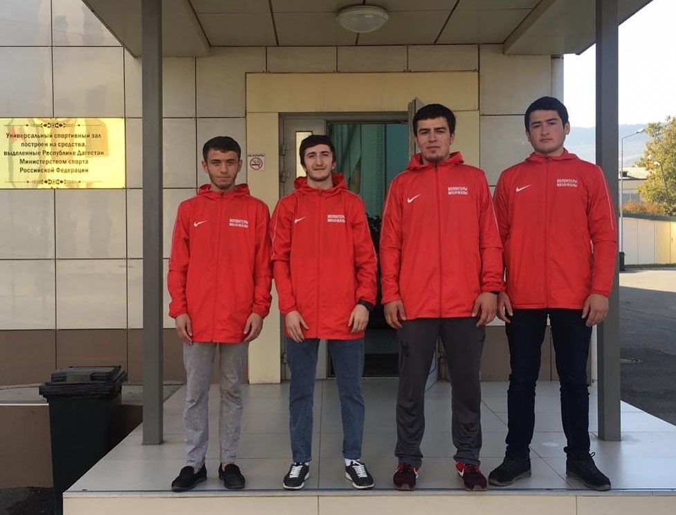 Встреча сборной команды по вольной борьбе РД